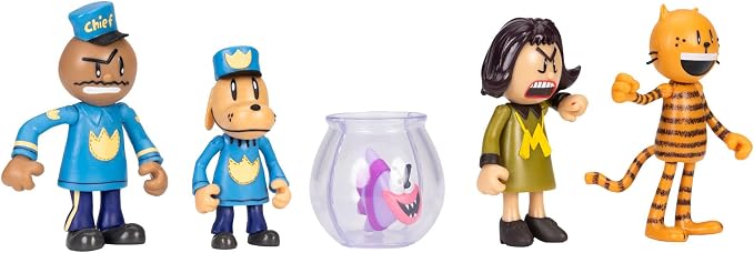 Dog Man 2.5" Inch Figures 5-Pack Multipack from Jakks Pacific's Wave #3