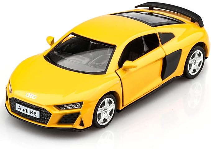 TOKAXI 1/36 Scale Audi R8 Diecast Model Cars,Pull Back Vehicles Toy Cars,Cars Gifts for Boys Girls