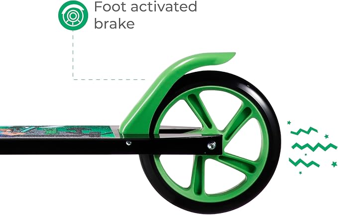Voyager - Scooter for Kids with 200mm PU Wheels, ABEC-7 Bearings, Lightweight PP, Alum & Steel Body, Designed for Kids & Teens, Ultimate Riding Experience