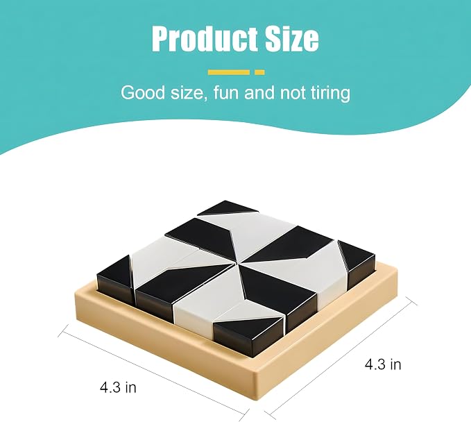3D Hidden Blocks Puzzle with 16 ABS Pieces