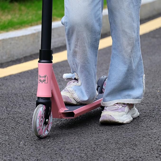 Limit LMT68 Mini Pro Stunt Kick Scooter – Short and Small Freestyle Trick Scooters for Kids Ages 5 Years and Up-Professional Complete BMX Scooter Perfect for Beginners Children Boys and Girls Gifts