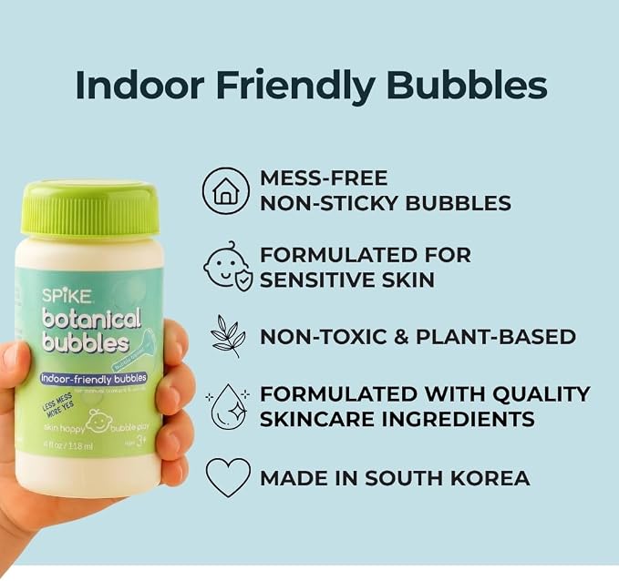 Innobaby Spike Mess Free Botanical Bubble Solution 4oz Refills / 2 Pack
