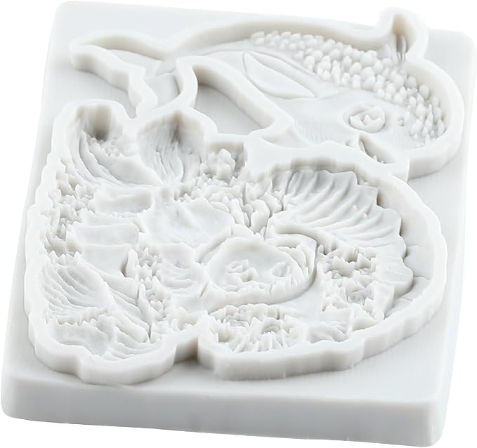 Mermaid Polymer Clay Molds Mermaid Dolphin Seashell Silicone Mold for Epoxy Resin Casting DIY Crafts Air Dry Polymer Crafts Supplies Clay Tools