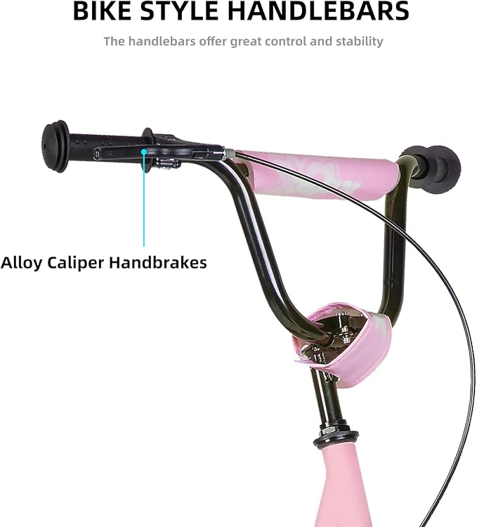 JOYSTAR Kick Scooter for Ages 5-9 Years Old Boys Girls, 12 Inch Big Wheels Scooters for Kids, Teens and Adults, Rear Brake and Adjustable Handlebar, Kids Scooter