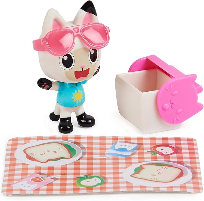 Gabby's Dollhouse, Carlita's Car with Pandi Panda Character and Accessories, Toys for Ages 3+