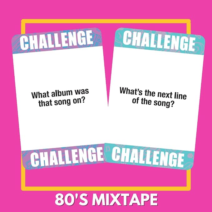 Lyrically Correct '80s Mixtape Edition – ‘80s Music Trivia Card Game for Adults & Families | Hip-Hop, R&B, Funk & Pop Party Game for Game Night