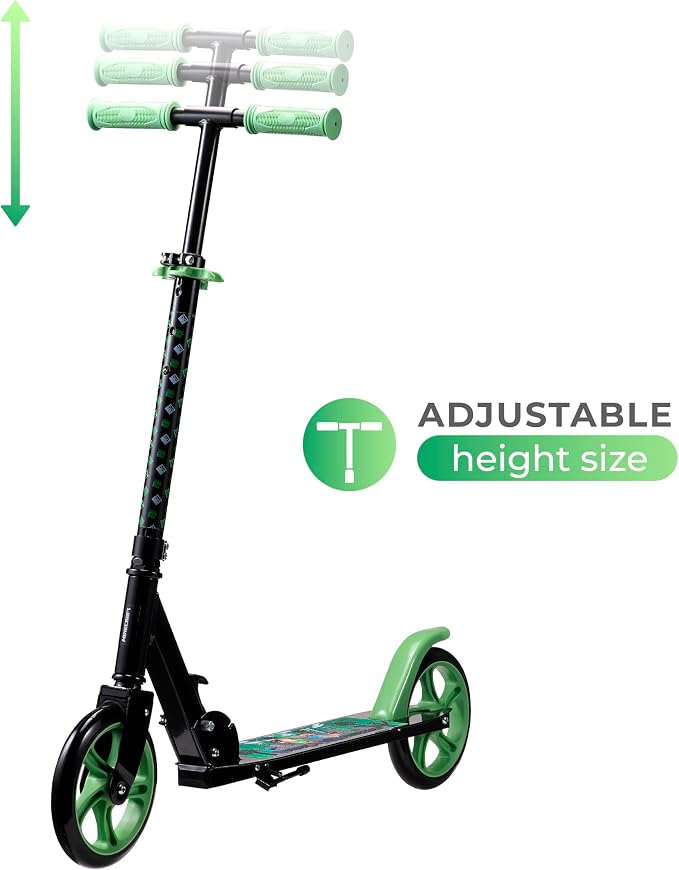 Voyager - Scooter for Kids with 200mm PU Wheels, ABEC-7 Bearings, Lightweight PP, Alum & Steel Body, Designed for Kids & Teens, Ultimate Riding Experience