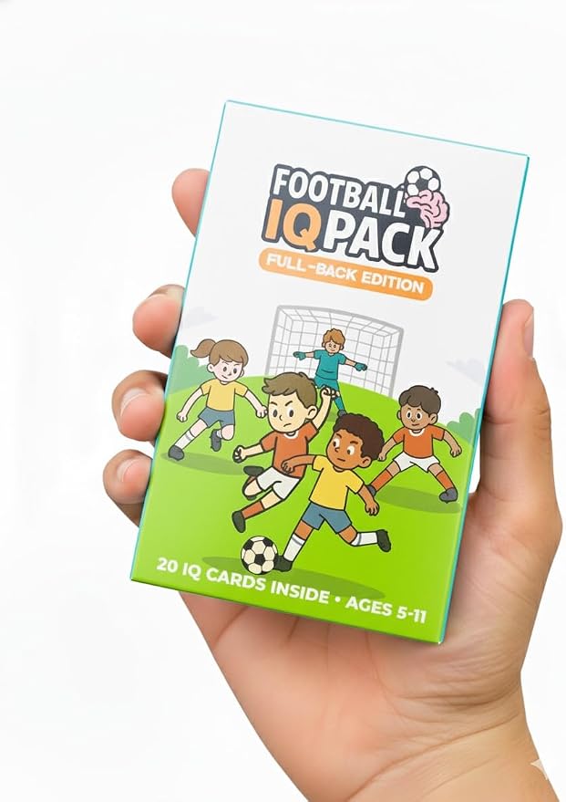 Soccer IQ Cards by Football IQ Pack™ – Build Game Intelligence (Ages 5–11)