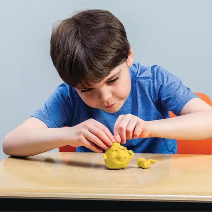 Prang Modeling Clay, Yellow, 1 lb. Block, Case of 12 Blocks, 192 oz. Total | Pliable, Non-Hardening, Non-Staining, Easy Clean-Up, Perfect for Preschool and Elementary Aged Children