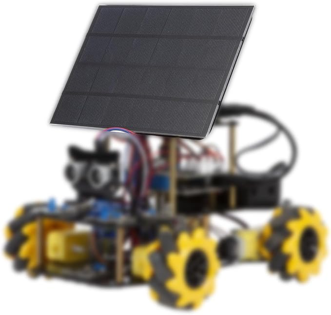 ACEBOTT Smart Car kit Functions STEM Coding for Ages 16+ Solar Energy Expansion Pack(Without Car)-Solar Panel Pack Solar Module Durable Outdoor Solar Charger