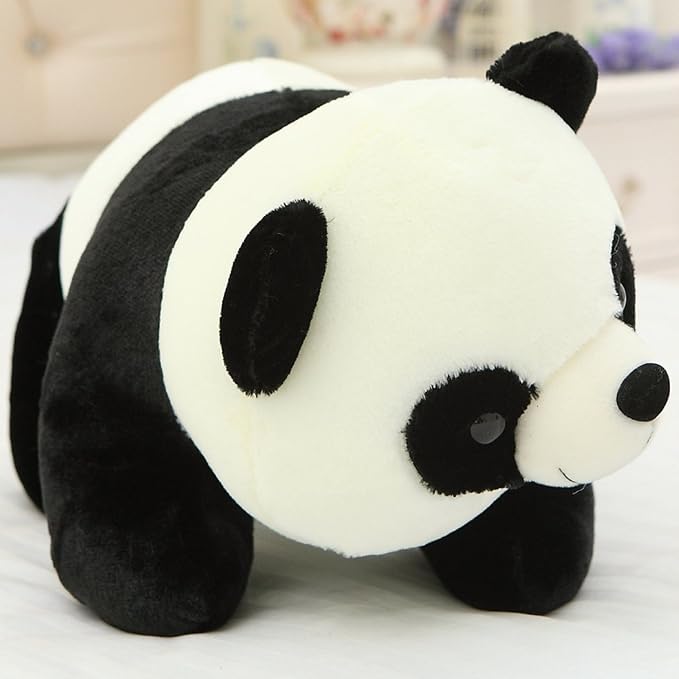 Stuffed Panda Animal Plush Toy 12 Inches Animal Stuffed Plushies Super Soft Cute Cuddly Pillow Cushion Stuff Dolls Birthday Xmas Gifts for Children Kids Boys Girls Room Decor Bedtime, 12Inches