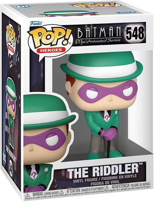 Funko Pop! Animation: Batman The Animated Series - The Riddler - Collectable Vinyl Figure - Gift Idea - Official Merchandise - Toys for Kids & Adults - Superheroes Fans - Model Figure for Collectors