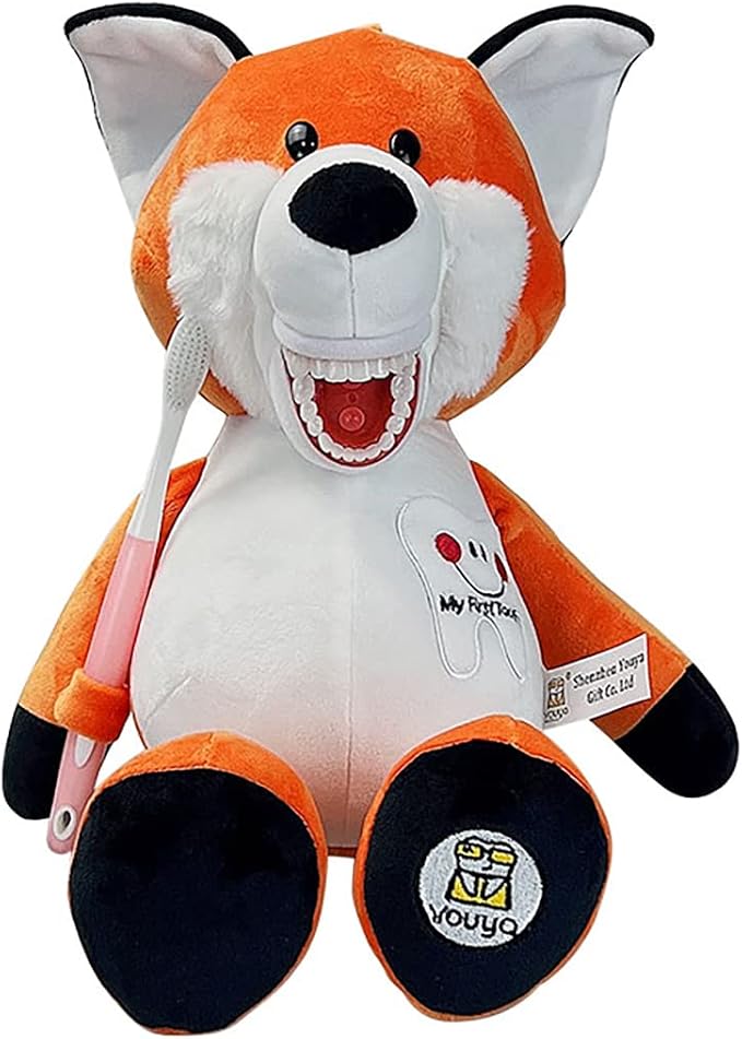 Tooth Fairy Plush Doll, Dental Stuffed Oral Health Presentation Puppet Doll Tooth Fairy Dental Educational Plush Small Size Doll with Teeth for Kids Chidren Boys Girls