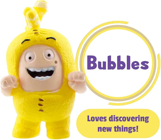 ODDBODS Toy Set of Mini Figurines for Preschool Kids (Ages 3+)