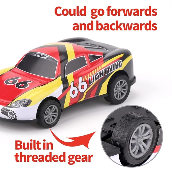 4.2 inch Pull Back Cars Toys Set, Push and Go Pull Back Cars Matchbox 1:28 Race Car 3 Pack Suitable for Toddlers 3 4 5 6 7 Year Old Kids Toys