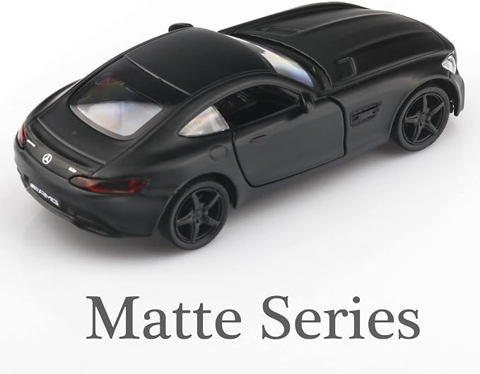 TOKAXI 1/36 Scale Mercedes Benz AMG GTS Diecast Cars Models,Pull Back Vehicles Toy Cars,Cars Gifts for Boys Girls (Black)