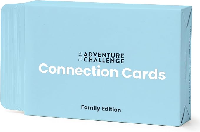 Family Connection Cards – 50 Conversation Starters for Kids and Adults – Interactive Family Bonding Game for Dinners, Road Trips, Vacations – Fun Icebreaker Questions for Meaningful Conversations