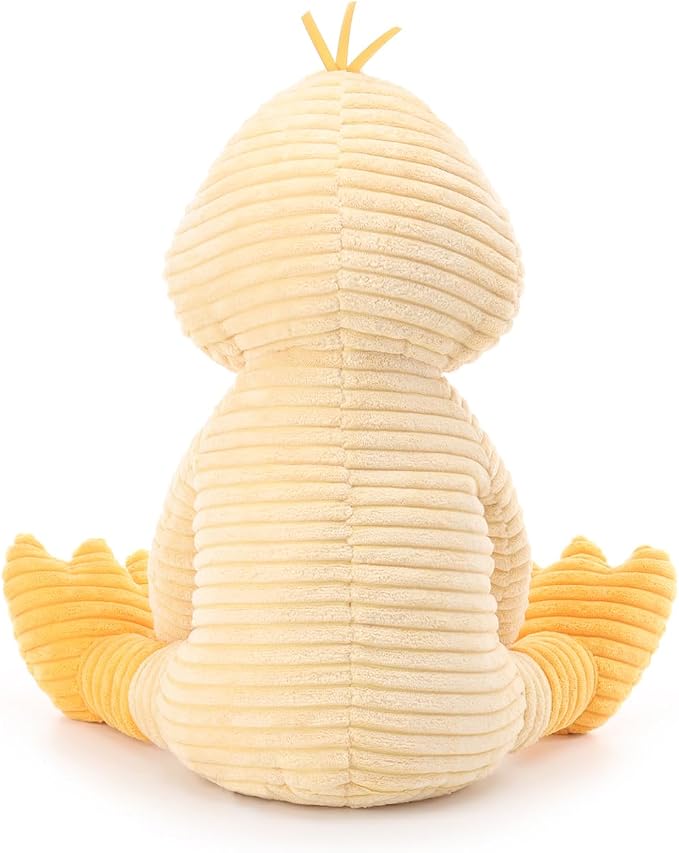 Apricot Lamb Corduroy Duck Stuffed Animal, 15.7 Inches