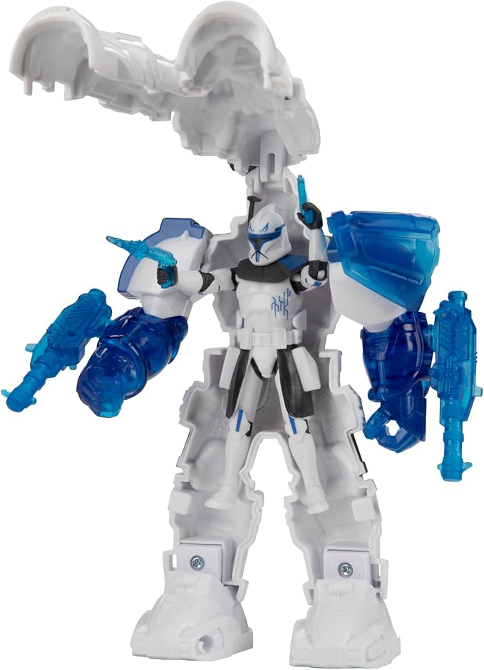 STAR WARS Epic World of Action Clone Captain Rex Mech Force Suit, 6.5-Inch Mech Suit & 4-Inch Action Figure, Toys for Boys & Girls Ages 4+ (Amazon Exclusive)