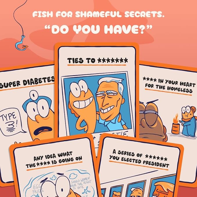 Go F Yourself America Red & Blue! – The Grown Up Go Fish Card Game You've Always Wanted | Hilarious Party Game for Grown Ups, 2+ Players | 104 Cards, 26 Unique Pairs Edition