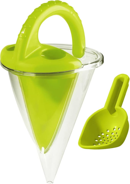 HABA Spilling Funnel XXL with Sifting Shovel - Ultimate Sand & Water Mixing STEM Learning Activity, Kids Beach Toys & Kids Outdoor Toys for 3+