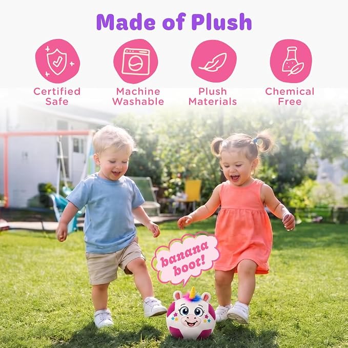 Move2Play, Hilariously Interactive Toy with Music & Sound Effects for Boy & Girl | Ball for Toddler & Baby | 6, 12, 18+ Months | 1, 2, 3+ Year Old