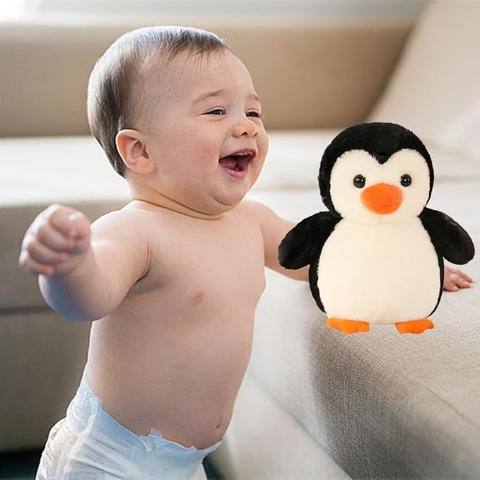 8.6" Penguin Stuffed Animals Plush Doll Kids Boys Girls Animal (Penguin)