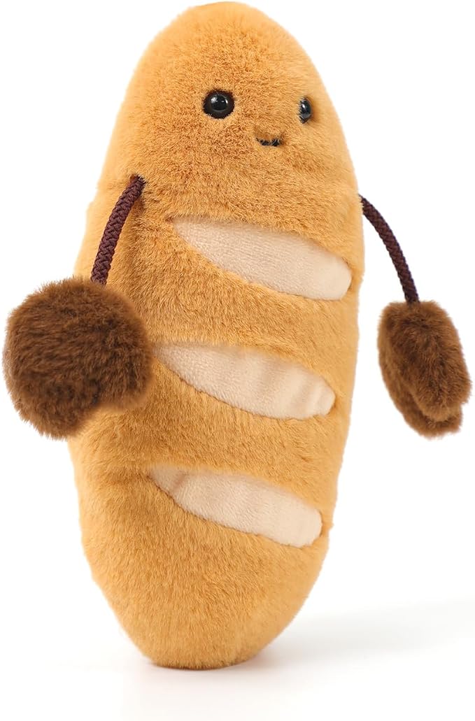 RECUR Stuffed Animal Baguette Plush Toy,Soft Food Plush,Cute Funny Plushie, Adorable Gift for All Ages