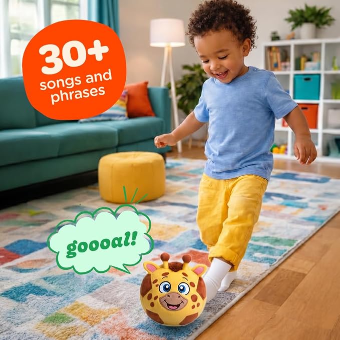 Move2Play, Hilariously Interactive Toy with Music & Sound Effects for Boy & Girl | Ball for Toddler & Baby | 6, 12, 18+ Months | 1, 2, 3+ Year Old
