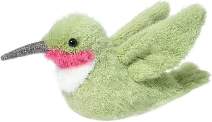 Douglas Nectar Hummingbird Bird Plush Stuffed Animal Toy, 7.5-Inch