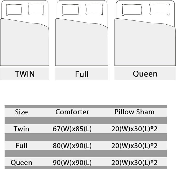 AILONEN Rustic Bear Bedding Set Queen Size,Wildlife Hunting Comforter with 2 Pillowcases,3-Piece Woodland Pine Forest Animal Duvet Set