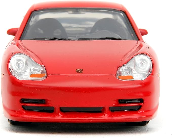 Jada Pink Slips 1:32 W1 Porsche 911 GT3RS Die-Cast Car, Toys for Kids and Adults (Primer Red/Orange/Silver)