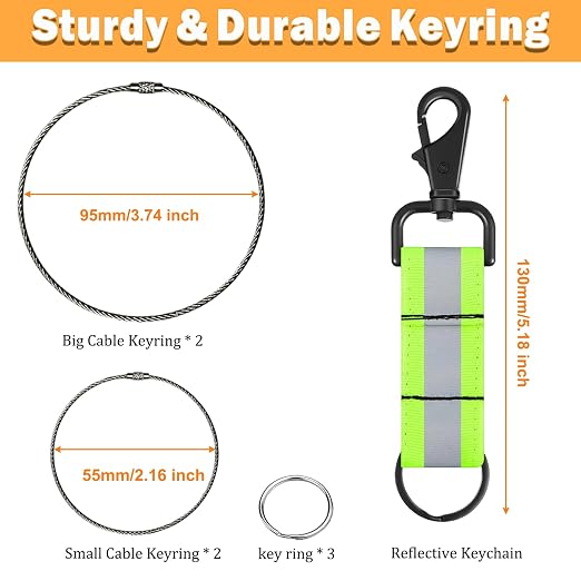60 Construction Equipment Machinery Operator Key Set, Heavy Equipment Master Keys Set for CAT Catrepillar John Deere JCB Hyster Komatsu Kubota Takeuchi Volvo Yanmar Hitachi