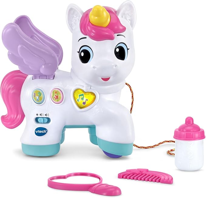 VTech Care and Go Unicorn Toddler Pull-Along Toy