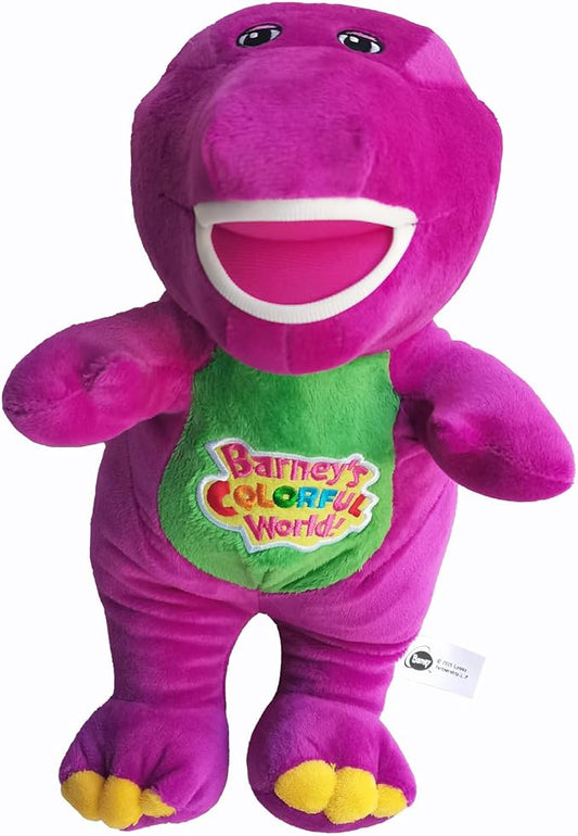 Barney Stuffed Animal 12 Inches, Singing Dinosaur Plush Toy Sings I Love You Song, Cute Soft Plush Puppet, Romantic Sweet Gift for All Ages. (12in)