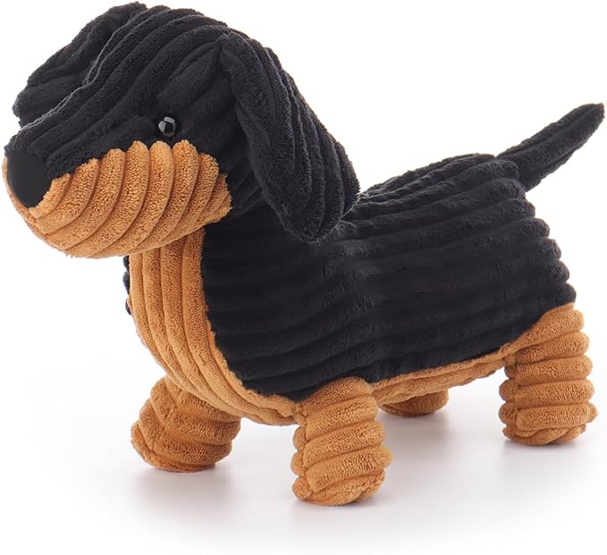 Apricot Lamb Dachshund Fulan Stuffed Animals for Kids, Soft Cute Plush Toys for Baby Girl and Boy, 13.5 Inches