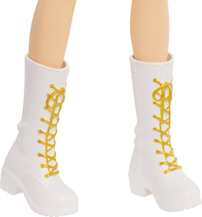 Mattel Kpop Demon Hunters HUNTR/X Zoey “Golden” Singing Doll in Removable Signature Outfit & 5 Posable Joints, Inspired by the Movie