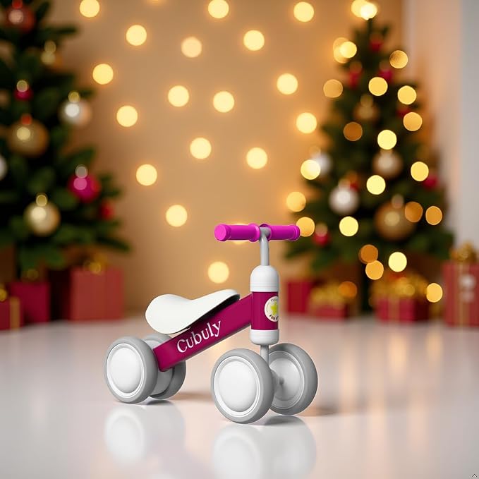 Baby Balance Bike for 1-3 Year – First Birthday Boy Girl Gifts 12-36 Month Mini Bike|Colorful Lighting Wheels|Ride on Toys |Toddler Balance Bike 1-3 Indoor/Outdoor Bike