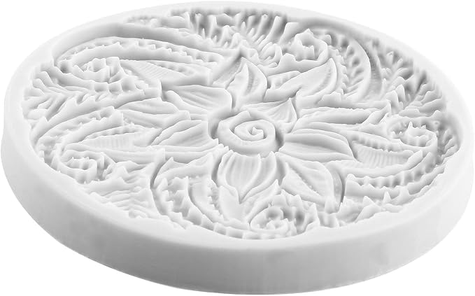 Baroque Silicone Molds Baroque Polymer Clay Mold for DIY Crafts Epoxy Resin Casting Air Dry Polymer Clay Plaster Jewelry Making