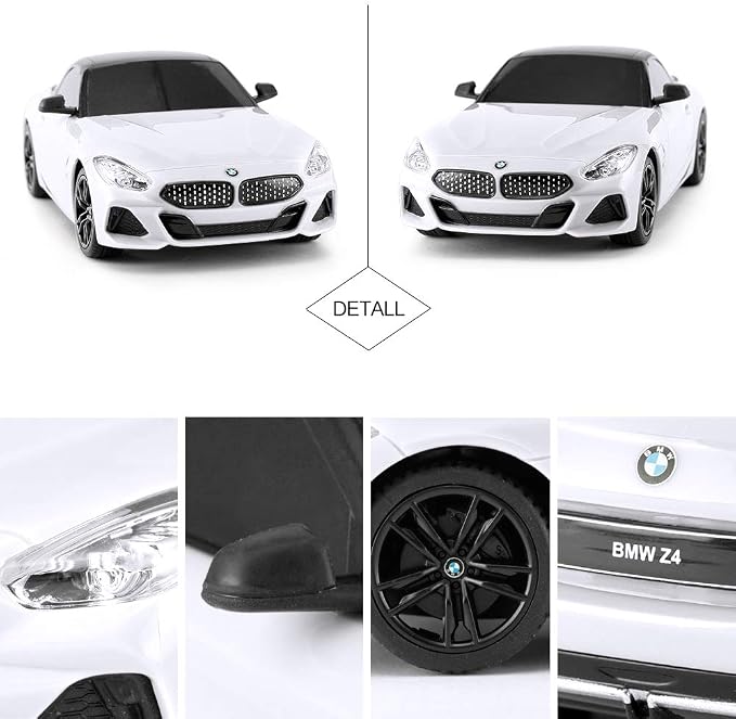 RASTAR BMW Toy Car, 1:24 BMW Z4 Roadster Remote Control R/C Car Model Vehicle for Kids