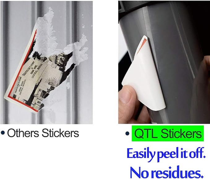 QTL Warning Stickers for Adults, Funny Party Supplies, Waterproof Vinyl Stickers for Water Bottles, Laptop, 100Pcs