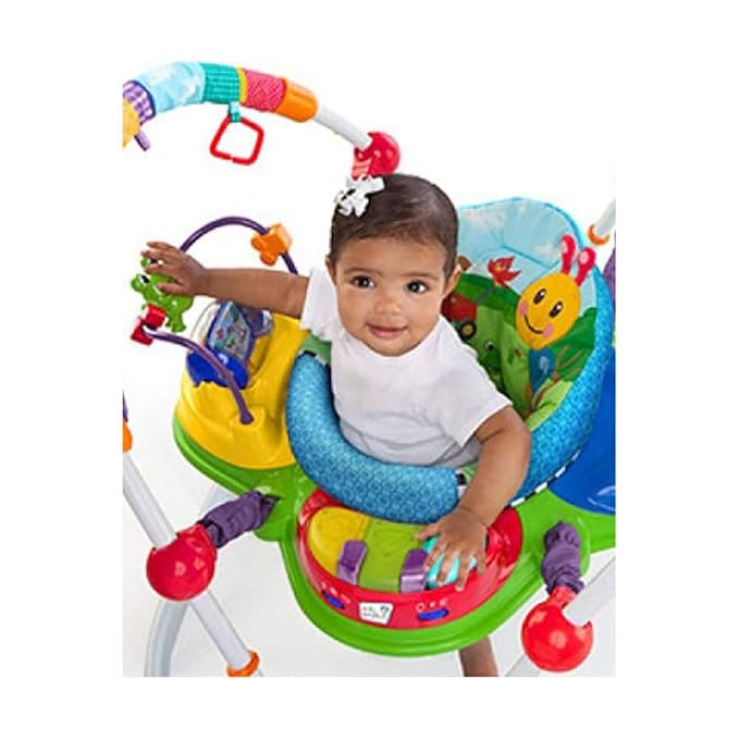 Baby Einstein Neighborhood Friends Activity Jumper with Lights and Music, 6 Months+, Max Weight 25lbs., Unisex