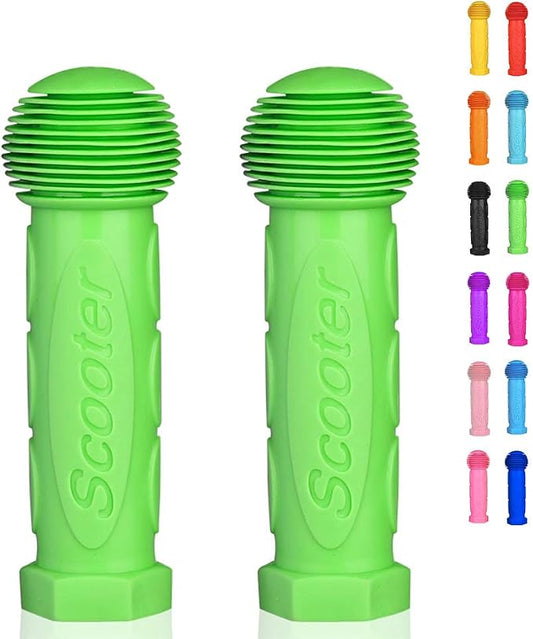 Scooter Grip Handlebar 1 Pair Bicycle Grip Fit for 2-3-4 Wheels Kid Kick Scooters,Children Bike,Rocking car,Drifting Scooter,Swing Scooter,Push Cart