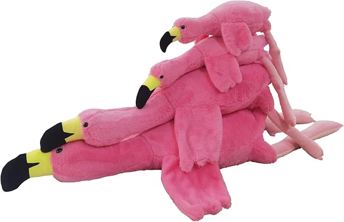 Pink Flamingo Plush Pillow Stuffed Animal - 26 Inch Ultra Soft & Cute Flamingo Gift, Huggable Stress Relief for Bedroom, Office, Car, for Kids, Adults, Girls（Pink）
