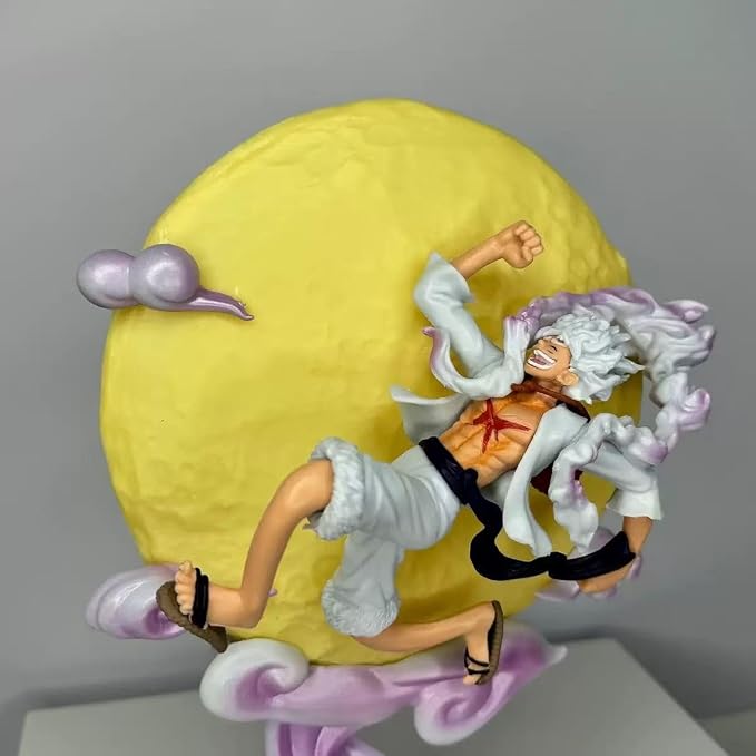 Anime One Piece Figure, Luffy Nika Form, Light-Up Version