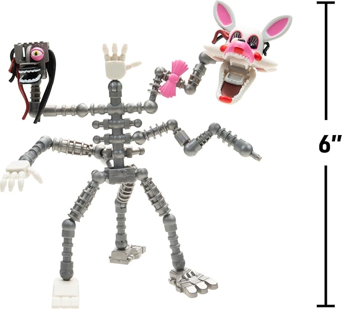 Five Nights at Freddy’s Endo-Series Collector Figure - 6-Inch Endo-1 with Swapable Mangle and Shadow Mangle Parts