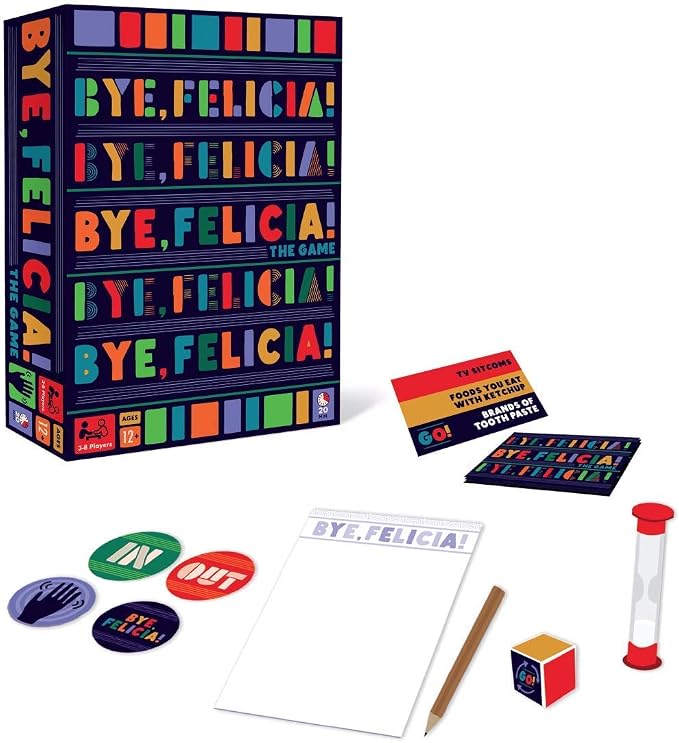 Big G Creative: Bye, Felicia! Party Game,The Fast-Paced Board Game with a Goodbye Diss, for Teens & Adults, 3 to 8 Players, for Ages 12 and up