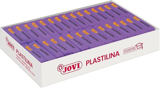 Jovi - Reusable Non-Hardening Modeling Clay, 30 Purple Bars, 1.75 oz Each | Total of 3.3 lb, Perfect for Arts & Crafts Projects