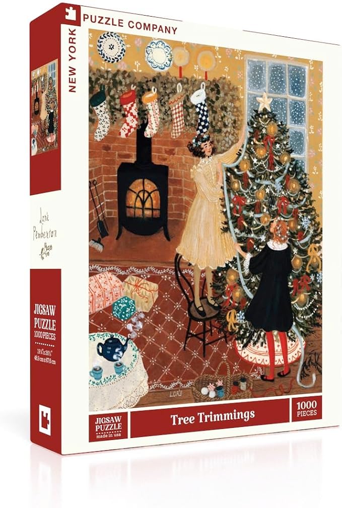 New York Puzzle Company - Loré Pemberton Tree Trimmings - 1000 Piece Jigsaw Puzzle for Adults by Loré Pemberton
