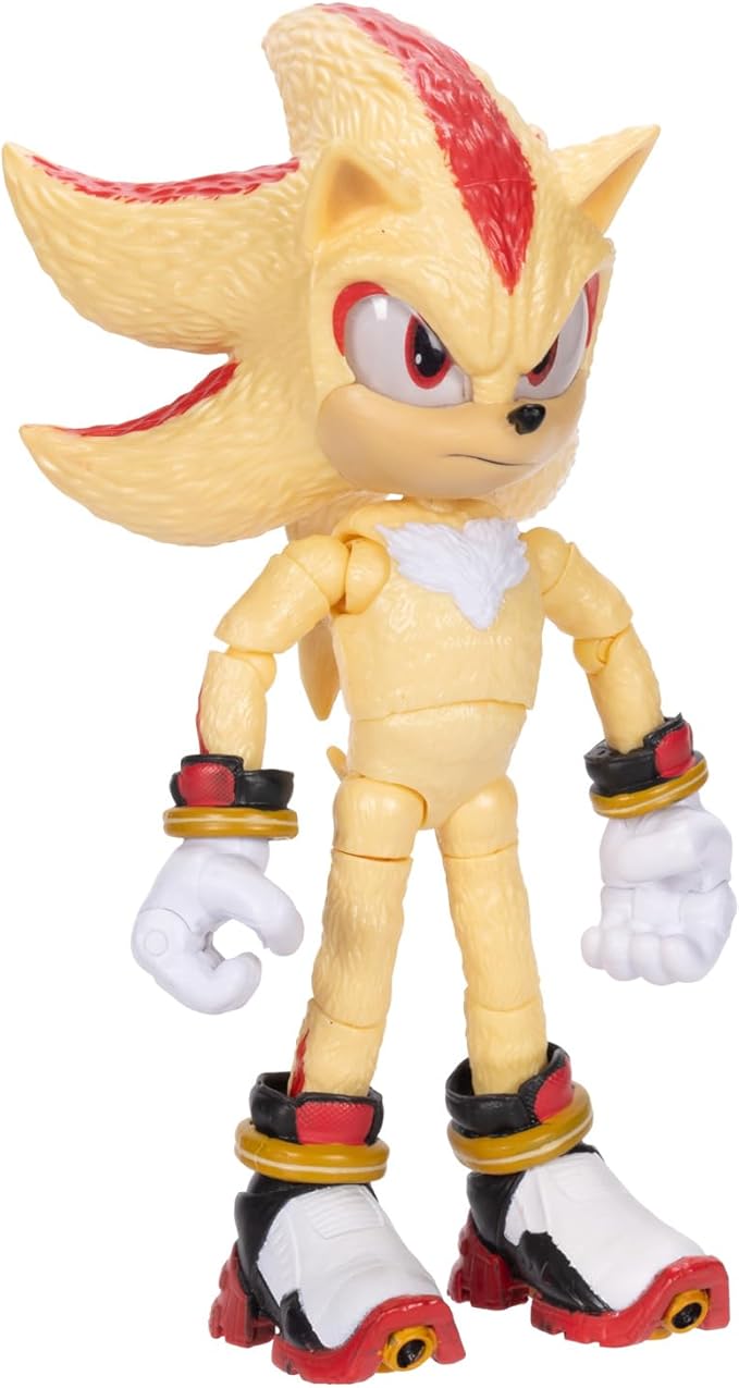 Sonic The Hedgehog Sonic 3 Movie 5" Super Sonic Action Figure: New Character from Jakks Wave #3